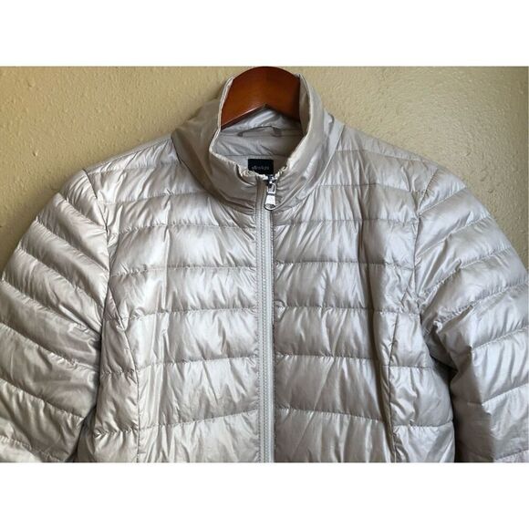 Ultralight Stradivarius Lightweight Puffer Feather Jacket SZ M - Picture 5 of 14
